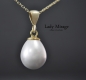 Preview: 925 silver - chain pearl pendant - drops - timeless - classic - personalized - gold-silver-rose gold - handmade - gift for her